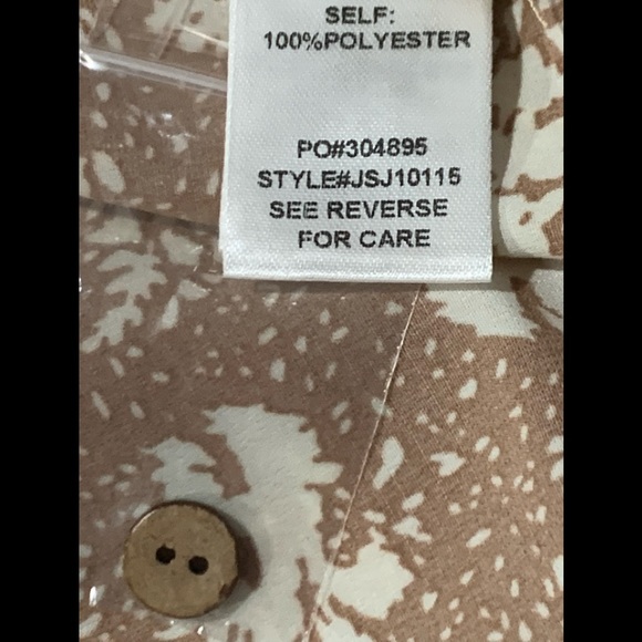 NWT Promesa Tan & Cream Floral Prairie Maxi Skirt - Picture 6 of 6